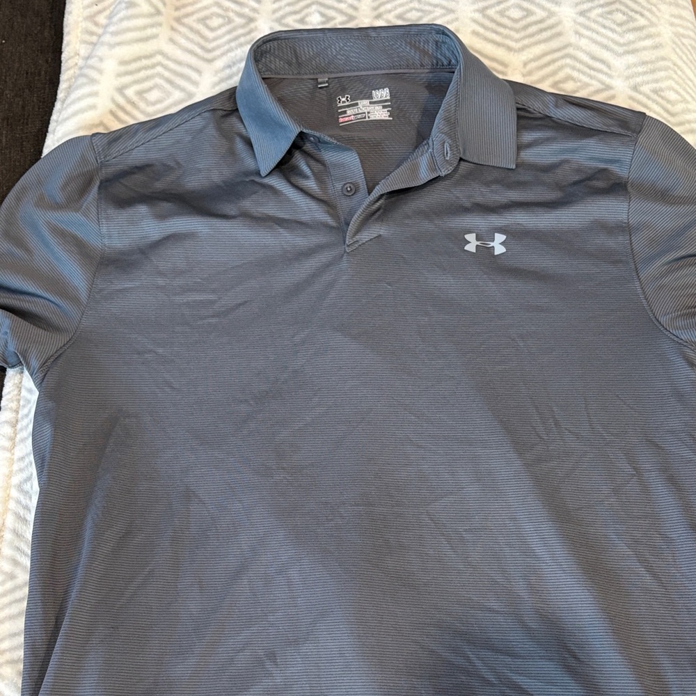 Under Armour Men's Charcoal Polo Shirt